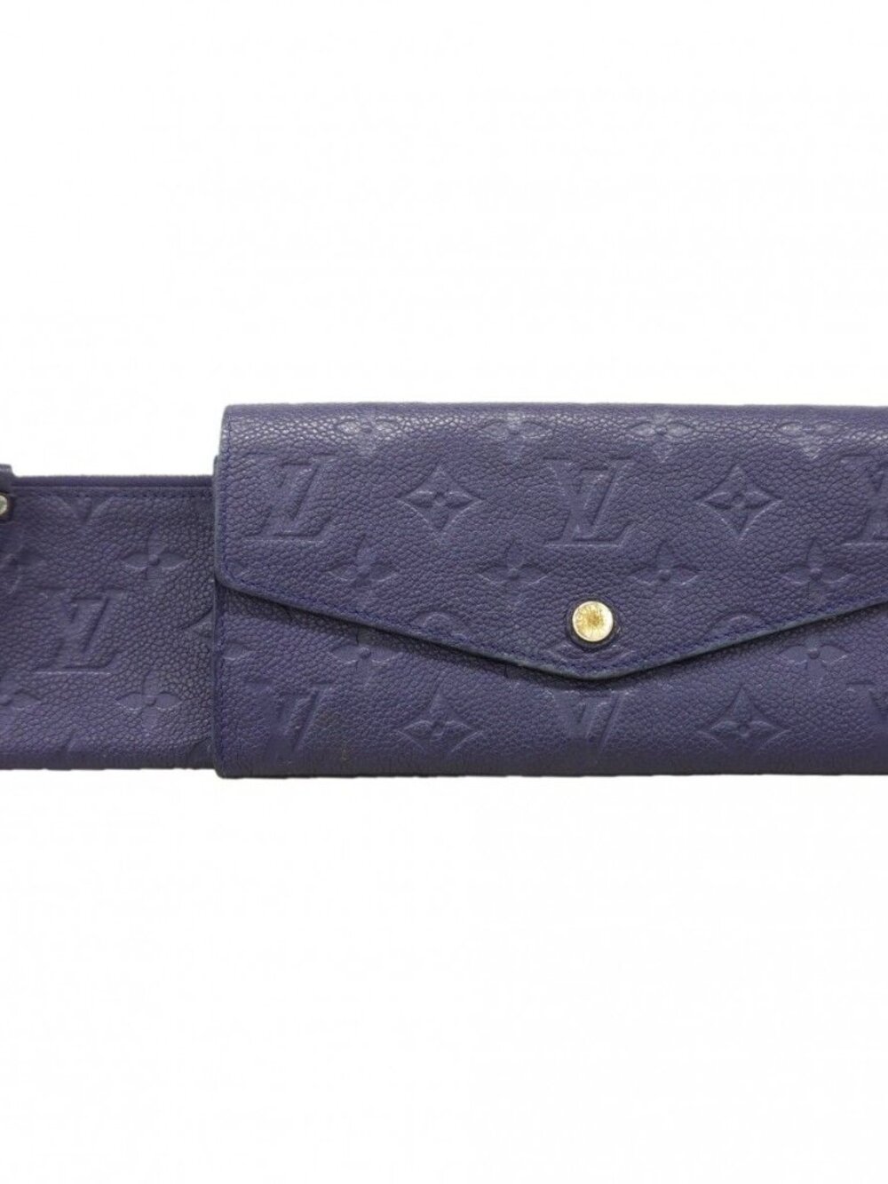 Louis Vuitton Wallet Monogram Empreinte Portefeuille Curies Celeste